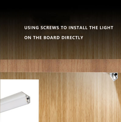 LED dolap ışıkları sensörlü Alüminyum dolap LED ışık şeridi ayarlanabilir renk sıcaklığı ile