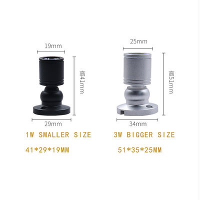 Düzenlenebilir ışın açısı 3W LED Mini Spot Light