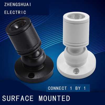 3W Alüminyum LED Mini Spot Light Spotlight 80CRI 3000K/4000K/6000K Işık açısı