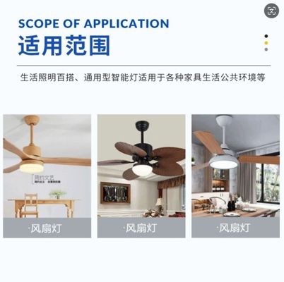 Dia125mm 120V 18W ETL Listed cephe fan led light replacement Dimmable LED Light For Ceiling Fan