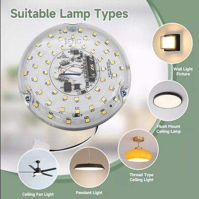 120V 15W Driverless Dia 100mm Led Light For Led Fan Light With ETL Certificate Ceiling Fan Led Light Replacement 120V 15W Driverless Dia 100mm Led Light For Led Fan Light With ETL Certificate Ceiling Fan Led Light Replacement
