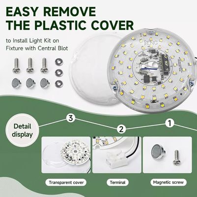 120V 15W Driverless Dia 100mm Led Light For Led Fan Light With ETL Certificate Ceiling Fan Led Light Replacement 120V 15W Driverless Dia 100mm Led Light For Led Fan Light With ETL Certificate Ceiling Fan Led Light Replacement