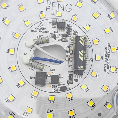 Dia100mm Yuvarlak Pcb Tahta 12w 15w AC 110V 120V 230V 3.93' Tavan Flaş Işık Tavan Fan Işık Değiştirme Panel PCB 18W 3000K 6000K 1800LM 120V CRI90 Dimmable