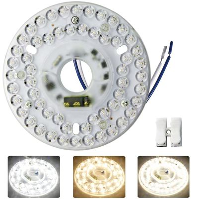 Dia125mm Yuvarlak PCB Taşıma 4.9' 'LED Retrofit Light Kit 22W Renk 3000K/4500K/6000K CRI90 Tavan Fan Işık Yer değiştirme Panel PCB için,Tavan Işık LED Retrofit Kit,120V 2200LM,
