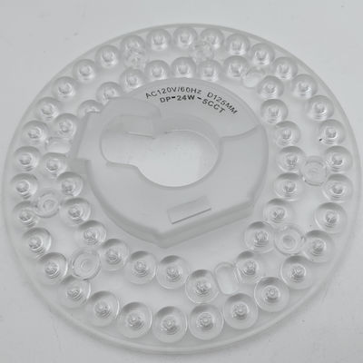 Dia125mm 4.9 inç 24W LED Tavan Fan Light Retrofit Kit Tavan Işığı Değiştirme Kiti 5CCT 3000K 3500K 4000K 5000K 6000K Düzenlenebilir 12W 18W 24W Değiştirici, 2800LM 120V ETL 2 4 Watt