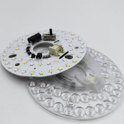 Dia125mm 4.9 inç 24W LED Tavan Fan Light Retrofit Kit Tavan Işığı Değiştirme Kiti 5CCT 3000K 3500K 4000K 5000K 6000K Düzenlenebilir 12W 18W 24W Değiştirici, 2800LM 120V ETL 2 4 Watt