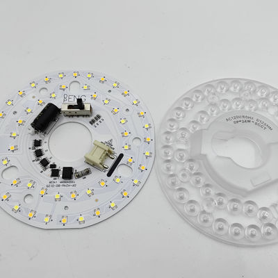 Dia125mm 4.9 inç 24W LED Tavan Fan Light Retrofit Kit Tavan Işığı Değiştirme Kiti 5CCT 3000K 3500K 4000K 5000K 6000K Düzenlenebilir 12W 18W 24W Değiştirici, 2800LM 120V ETL 2 4 Watt