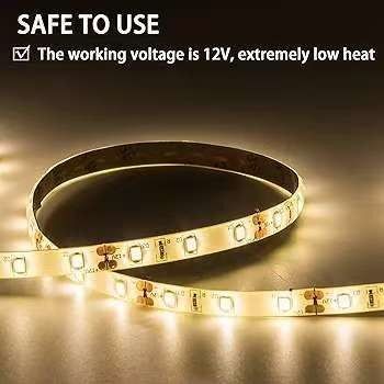Esnek LED Çizgi Işıklar 600 Birim LED Çizgiler Su geçirmez 12 Volt LED Işık Çizgileri Paketi 16.4ft/5m Tatil Ev Partisi İç Açık Dekorasyon Su geçirmez Beyaz 1 Paket