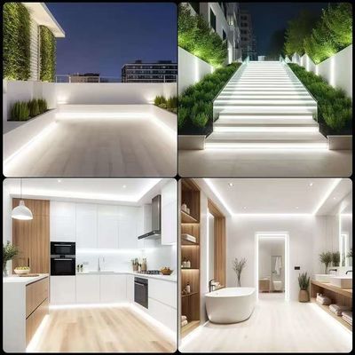 16.5FT / 5 Meter Lekesiz Silikon LED Kanal Sistemi Sütlü Beyaz Kapaklı Esnek Tüp 12mm Su geçirmez LED Şerit Işığı için Daha Geniş Yol USC7 WW