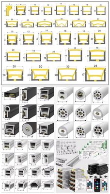 Özel Silikon Esnek Diyot Neon Şerit Işıkları 2700k-5700k Neon RGBW LED Neon Işıkları