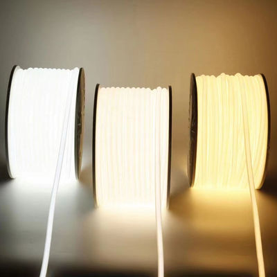 110V 220V Su geçirmez COB PVC yapıştırıcı ile LED ışık şeridi özelleştirilebilir Mavi / Buz Mavi / Beyaz / Yeşil / Mor / Altın / Pembe
