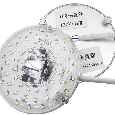 15W 100MM LED Işık Motoru Yemek Odası için 120V Tavan Fan Panel Retrofit Kit DOB Modülleri ile LED Tavan Fan Işık Değiştirme