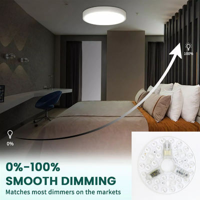 ERP Rosh LED Modülleri 5CCT 12W/18W/24W DIP Değiştirme Tavan Işığı Fan Witch Power ile LED Modülü Değiştirir