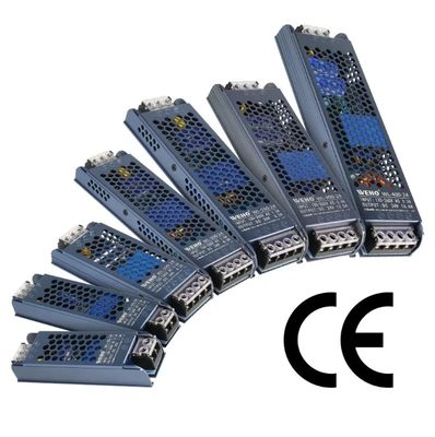 AC'den DC'ye Ultra İnce Ve İnce Güç kaynağı 12V/24V 60W 100W 150W Led Sürücü Değiştirme Güç kaynağı Led Şerit Işık Teneke Kutusu