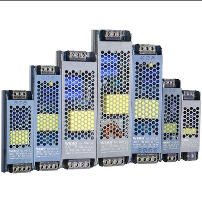 AC'den DC'ye Ultra İnce Ve İnce Güç kaynağı 12V/24V 60W 100W 150W Led Sürücü Değiştirme Güç kaynağı Led Şerit Işık Teneke Kutusu