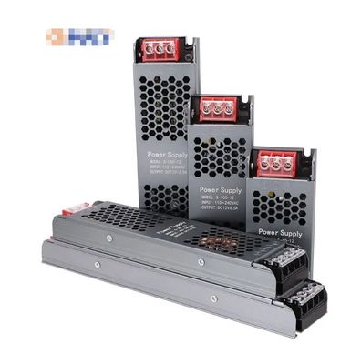 Ultra ince ve ince güç kaynağı 12V / 24V 60W 100W 150W Led Sürücü Değiştirme Güç kaynağı Led Şerit Işık Teneke Kutusu için