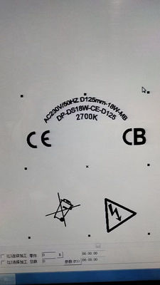 LED tavan fan ışığı değişimi: yeni ürünler: dia125mm tek renk 2700K, CE ROHS ERP sertifikası onaylandı