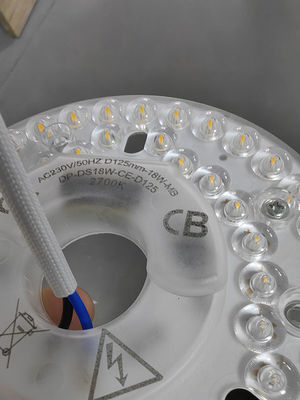 LED tavan fan ışığı değişimi: yeni ürünler: dia125mm tek renk 2700K, CE ROHS ERP sertifikası onaylandı