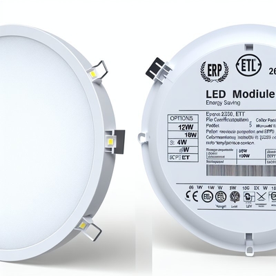 ERP ETL Sertifikalı 24W Yuvarlak LED Panel Işık, Ayarlanabilir CCT ile