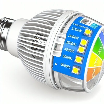 Energy Star Sertifikalı Tavan Vantilatörü LED Işık Değiştirme Ampulü 1200 Lümen