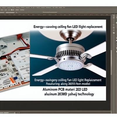 Tavan fanı LED ışık değiştirme - Alüminyum PCB, 2835SMD LED, 3000K