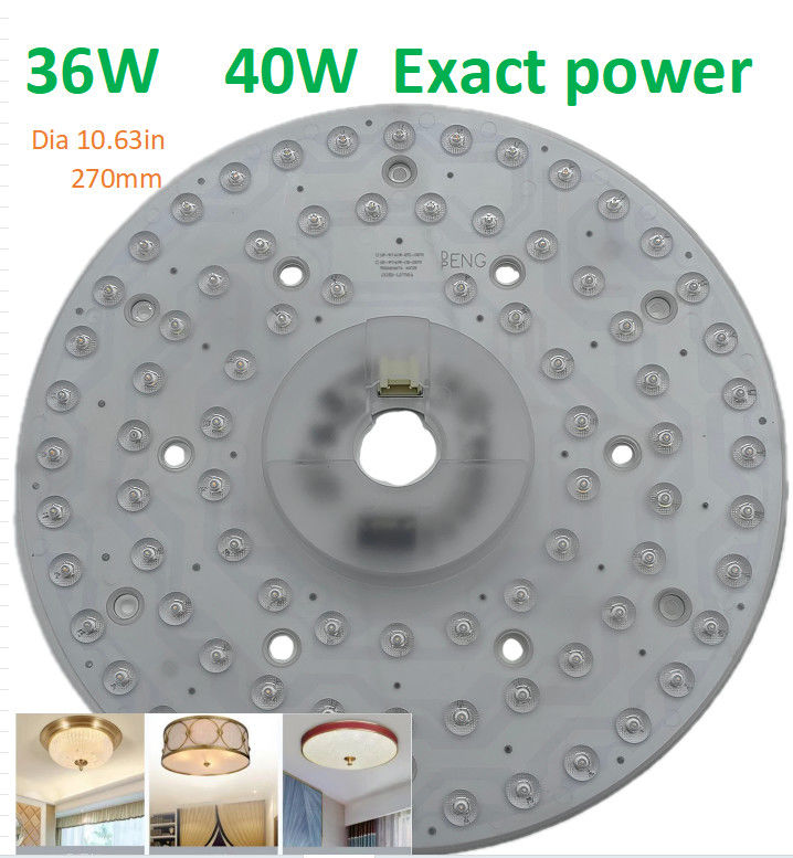 10.63" 270mm yuvarlak LED tavan lambası FCC,ETL,CB,CE,LVD,EMC sertifikası ile tavan için 120v led lamba seti
