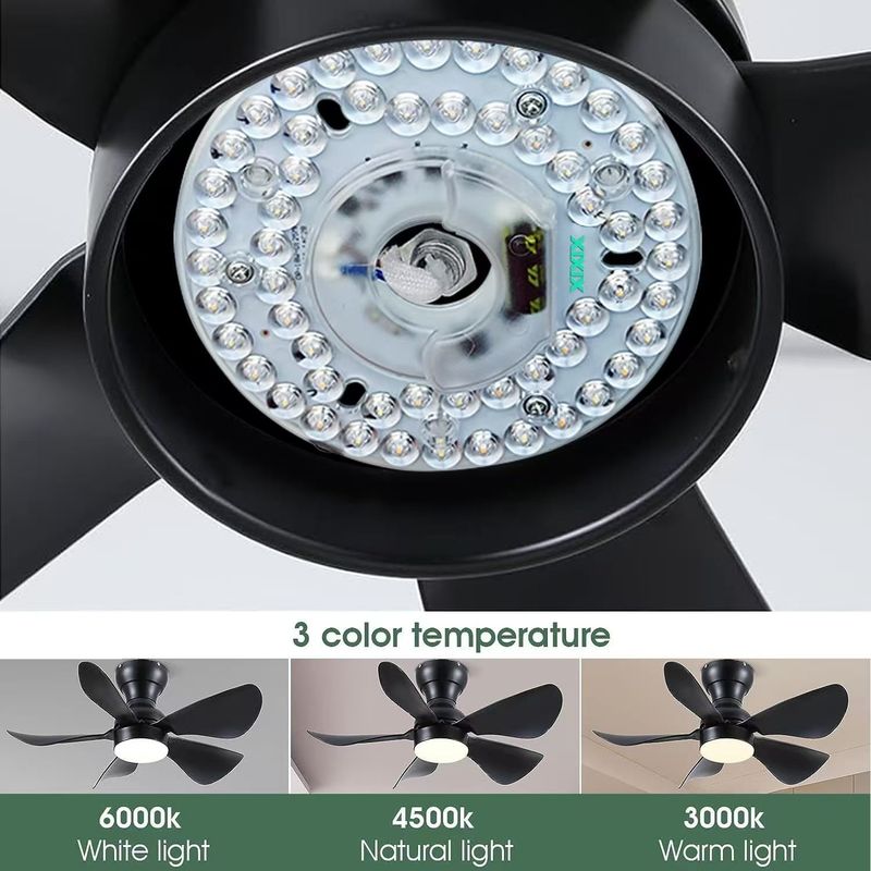 Dia125mm Yuvarlak PCB Taşıma 4.9' 'LED Retrofit Light Kit 22W Renk 3000K/4500K/6000K CRI90 Tavan Fan Işık Yer değiştirme Panel PCB için,Tavan Işık LED Retrofit Kit,120V 2200LM,