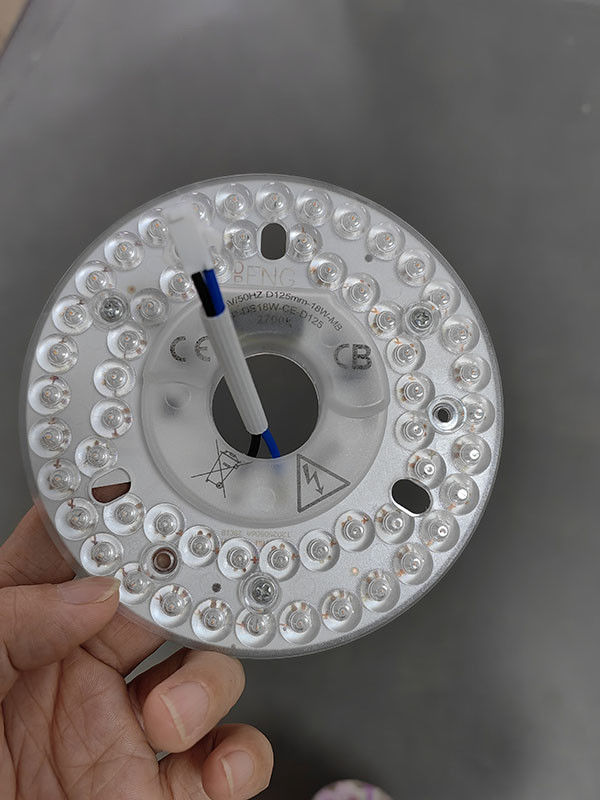 LED tavan fan ışığı değişimi: yeni ürünler: dia125mm tek renk 2700K, CE ROHS ERP sertifikası onaylandı