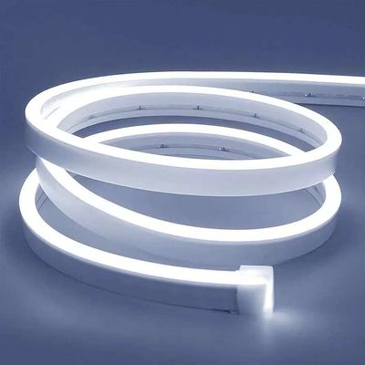 Beyaz LED Çizgi Işıklar 16.4ft/5m Neon Işık Çizgi 12V Flex Su geçirmez Neon LED Çizgi Silikon LED Neon İp Işık Mutfak Yatak Odası İç Açık Dekorasyon Güç Adaptörü dahil değildir