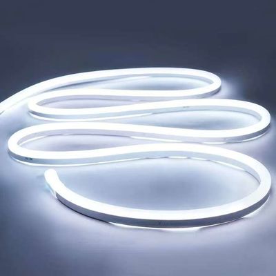 16.5FT / 5 Meter Lekesiz Silikon LED Kanal Sistemi Sütlü Beyaz Kapaklı Esnek Tüp 12mm Su geçirmez LED Şerit Işığı için Daha Geniş Yol USC7 WW