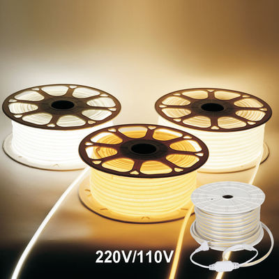 Yüksek Voltajlı 110V 220V İç Kapalı Dış Kapalı Su geçirmez IP65 Alışveriş Merkezi Ev Dekorasyonları için LED Cob Şerit Işıkları