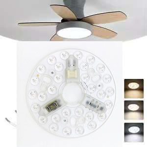 ERP Rosh LED Modülleri 5CCT 12W/18W/24W DIP Değiştirme Tavan Işığı Fan Witch Power ile LED Modülü Değiştirir