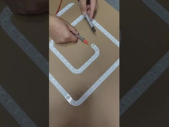 Işık Aygıtı SMD LED PCB Modülü 230v Çapı Pan için Yer değiştirme Kare Lens LED Işık Modülü